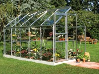 Halls Gewächshaus Popular 106 Blankglas Alu 6,2 m²