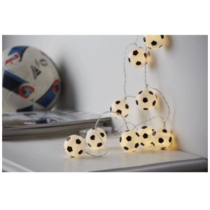 Guirlande lumineuse Star Trading FunLight football, 10 LED blanc chaud, intérieur, 135cm.