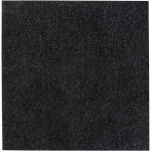 Dalle de moquette autocollante Andiamo, anthracite, 40x40 cm. Structure côtelée en feutre aiguilleté.
