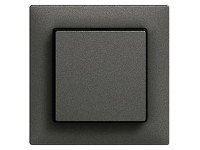 Feller Druckschalter/-taster EdizioDue Schwarz