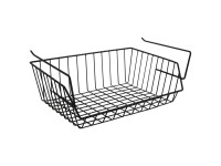 MSV Regalkorb Stahl Schwarz (HxBxT) 17,5 x 40 x 27 cm