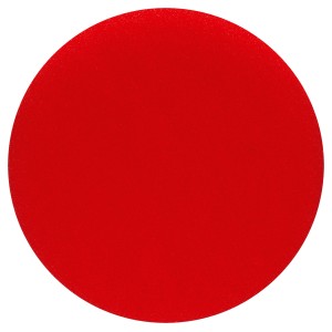 Éponge de polissage rouge Bosch, Ø 130 mm, pour ponceuses excentriques.