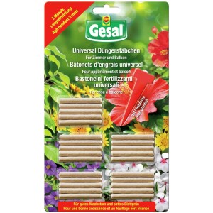 Gesal Bastoncini Fertilizzanti Universali, 30 pz per piante da interno e balcone.