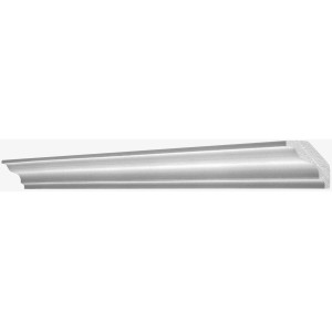 Moulure décorative Decosa XZL05, 2 m, blanc, pour plafond ou mur.