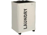 Wenko Wäschesammler Quadro Beige 79 l