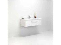 Badmöbel-Set Ergo 1 Schublade matt Weiss / Breite 101 cm