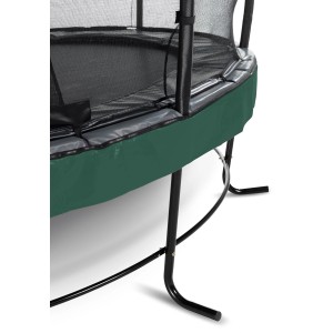 Dettaglio: Trampolino verde EXIT Elegant Premium D427cm con rete di sicurezza.