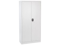 Beliani Büroschrank Feldspar Metall Weiss (HxBxT) 184 x 90 x 40 cm Beliani Büroschrank Feldspar Metall Weiss (HxBxT) 184 x 90 x 40 cm