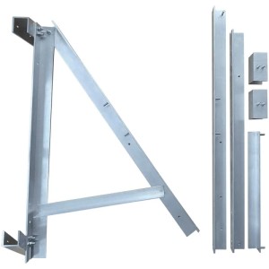 Technaxx Staffa solare TX-230 (set da 2) per impianto fotovoltaico da balcone, alluminio.