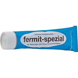 Tubo di LUX Dichtpaste 70g, blu, per impianti di riscaldamento e acqua sanitaria.