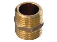 Sanitop-Wingenroth Doppelnippel 1 1/4 Zoll Messing