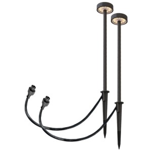 Schönenberger LED paletti da giardino, antracite, set da 2 per esterni.