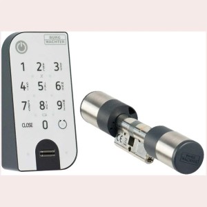 Burg-Wächter Entry easy 7602 FP: Elektronisches Türschloss mit Keypad und Profilzylinder.
