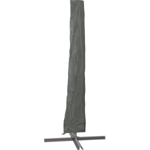 Graue Schutzhülle für Sonnenschirm, 210x35x35 cm, zum Schutz vor Wettereinflüssen.