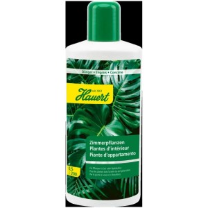 Hauert fertilizzante liquido per piante da interno 0,5l per una crescita forte e foglie verdi.