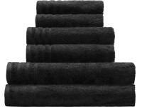 Handtuch Royal Schwarz 50 x 100 cm