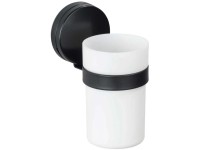 Wenko Static-Loc® Plus Zahnputzbecher Pavia Schwarz