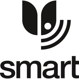Logo Gardena Smart System per controllo irrigazione e gestione intelligente dell'acqua in giardino.