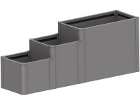 Biohort Pflanzkasten DaVinci Version 3 Quarzgrau-Metallic