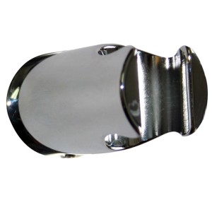 Verchromter Wand-Brausehalter Spaa von Nie Wieder Bohren.
