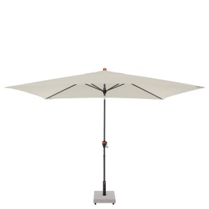 Ombrellone da balcone Doppler MyZone, 200x300 cm, naturale, con manovella e telo rettangolare.