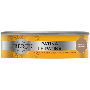 Libéron Patina per mobili in legno oro bianco, vernice effetto in contenitore da 0,15 l.