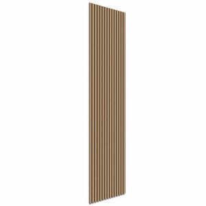 Panneau acoustique Chêne naturel, 240cm, pour revêtement mural et absorption sonore.