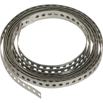 Bande perforée galvanisée 12 mm x 3 m