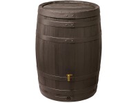 4rain Regenfass Vino Holzoptik Dunkelbraun 400 l