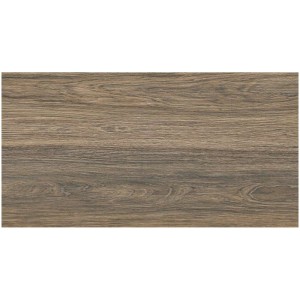 Piastrella in gres porcellanato Tizura marrone effetto legno, 30x60 cm.