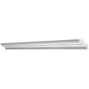 Moulure décorative Decorate KZL03 en XPS, 150x4,5x2cm, pour décoration murale et plafond.