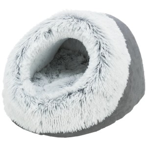 Trixie Harvey niche grotte gris-blanc-noir pour chiens et chats, 35x26x41 cm.