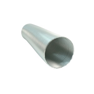 Tubo di ventilazione flessibile Marley, Ø 150 mm, in alluminio, per sistemi di tubi piatti e rotondi.