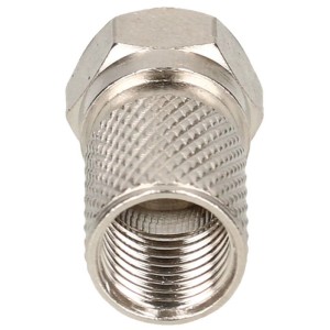 Connettore F Schwaiger (2 pz) a vite per cavo coassiale, accessorio audio.