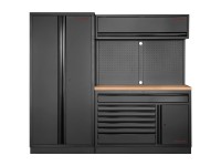 Kraftwerk Werkstatt-2er-Kombi Mobilio Schwarz (HxBxT) 200 x 227,5 x 48,8 cm Kraftwerk Werkstatt-2er-Kombi Mobilio Schwarz (HxBxT) 200 x 227,5 x 48,8 cm