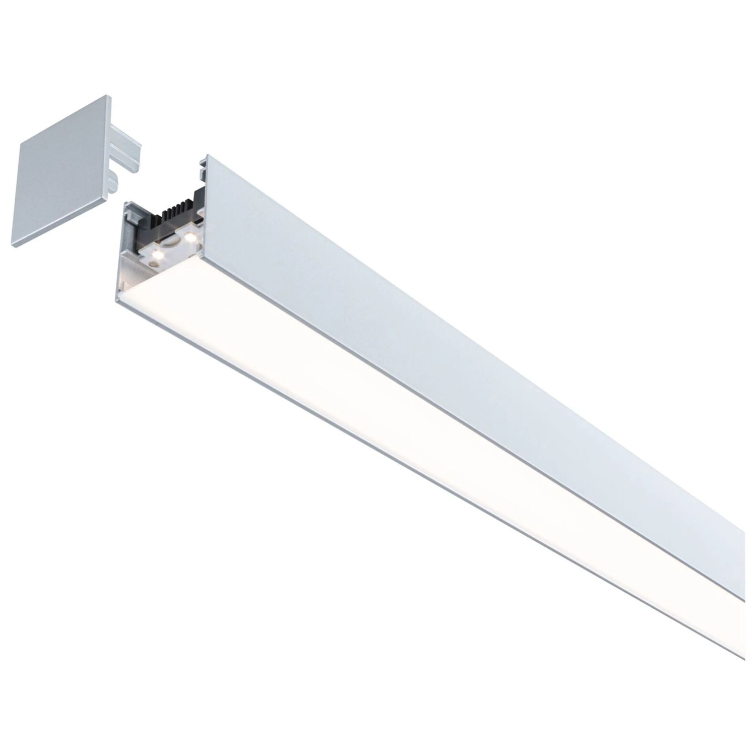 Paulmann LED-Schienensystem Linion Chrom matt 100 cm / 3'000 K / 2 x 8 ...