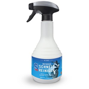 Dr. Wack S100 Motorrad Schnellreiniger, 500 ml Sprühflasche für Autopflege.