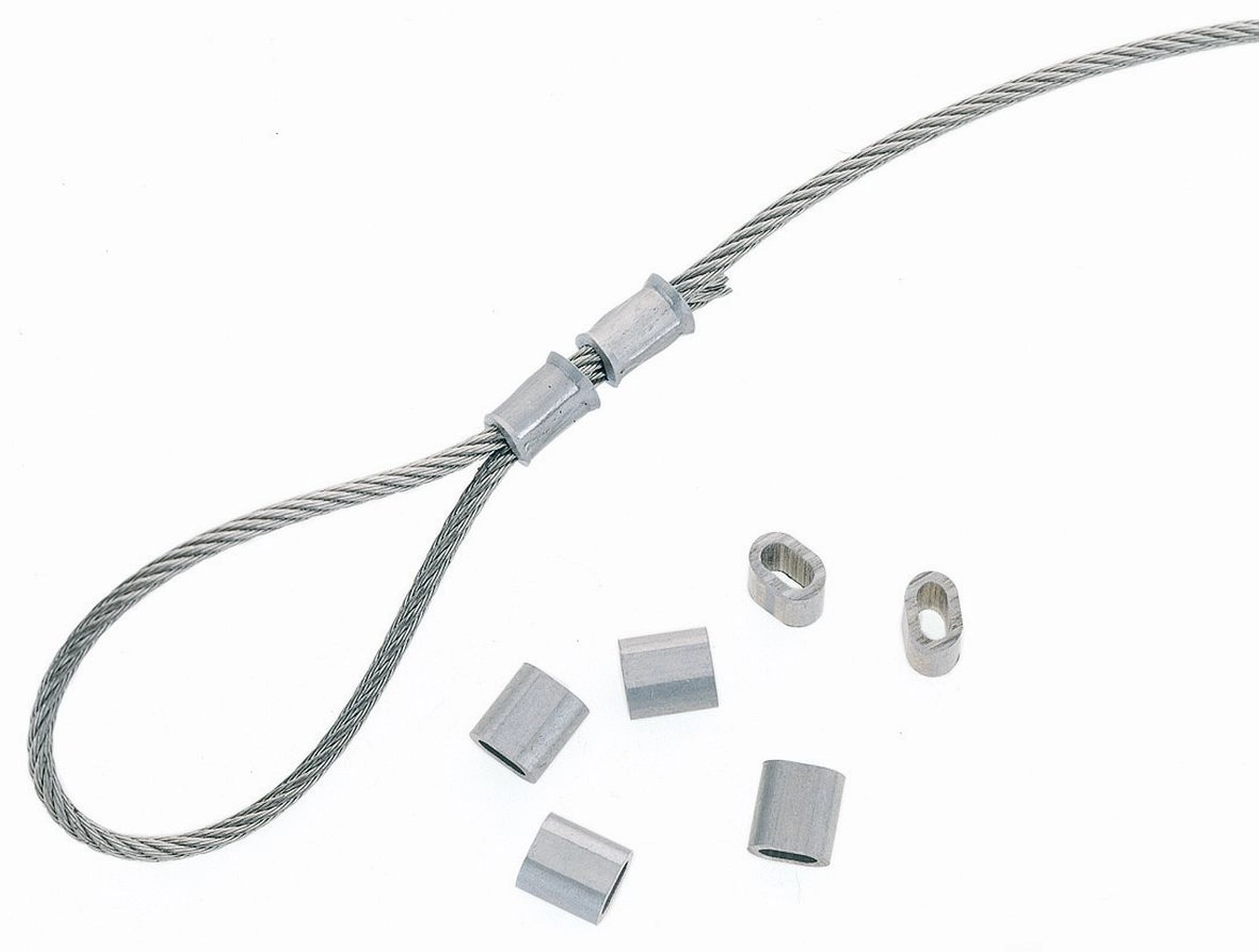 Serre-câbles ALU 4 mm / 10 pcs