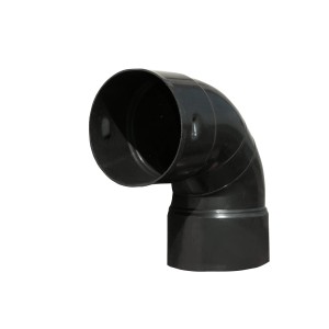 Coude de drainage Aco Master 90° DN 100 en plastique pour tuyaux de drainage.