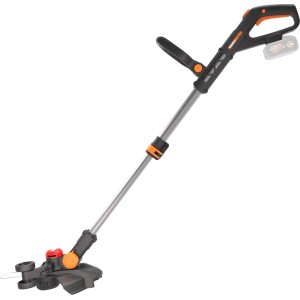 Coupe-bordures sans fil Worx WG173E.9 20V, sans batterie/chargeur. Idéal pour la finition et les bordures.