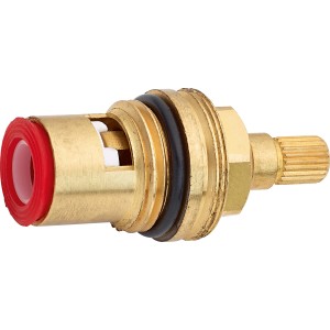 Testa in ottone 21 mm (G 1/2) per maniglie sanitarie su rubinetti in bagno e cucina.