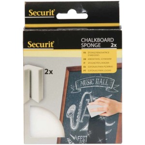 Kreidetafel-Schwamm 2er-Pack zur Reinigung von Keilrahmen und Tafeln.