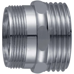 Riduzione Neoperl M24x1 a 3/4, ottone cromato, per raccordi HT.