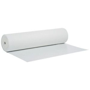 Rouleau de non-tissé de protection Arwin, blanc, 50x1 m, 160 g/m², pour la protection lors de travaux de rénovation.