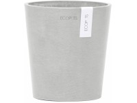 Ecopots Pflanzgefäss Morinda Weissgrau Ø 14 cm / Höhe 16 cm
