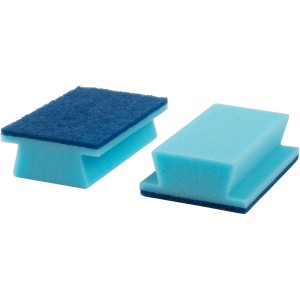 Steinbach set di due spugne abrasive per la pulizia della piscina, due spugne con superfici diverse.