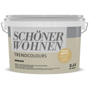 Secchio di Schöner Wohnen Trendfarben Moon, pittura murale opaca per interni.