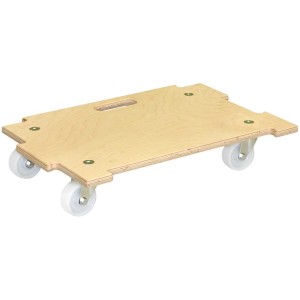 Wagner Kombi-Transporthilfe MM 1382 Connect, aide au transport en bois avec 4 roues pour un déplacement flexible des charges.