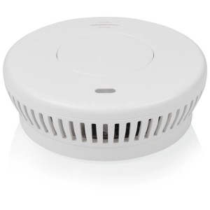 Détecteur de fumée Smartwares FSM12001 blanc, Ø 10 cm, pour une protection incendie fiable.