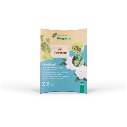 Andermatt Biogarten Abrufkarte ColeoStop® gegen Dickmaulrüsslerkäfer